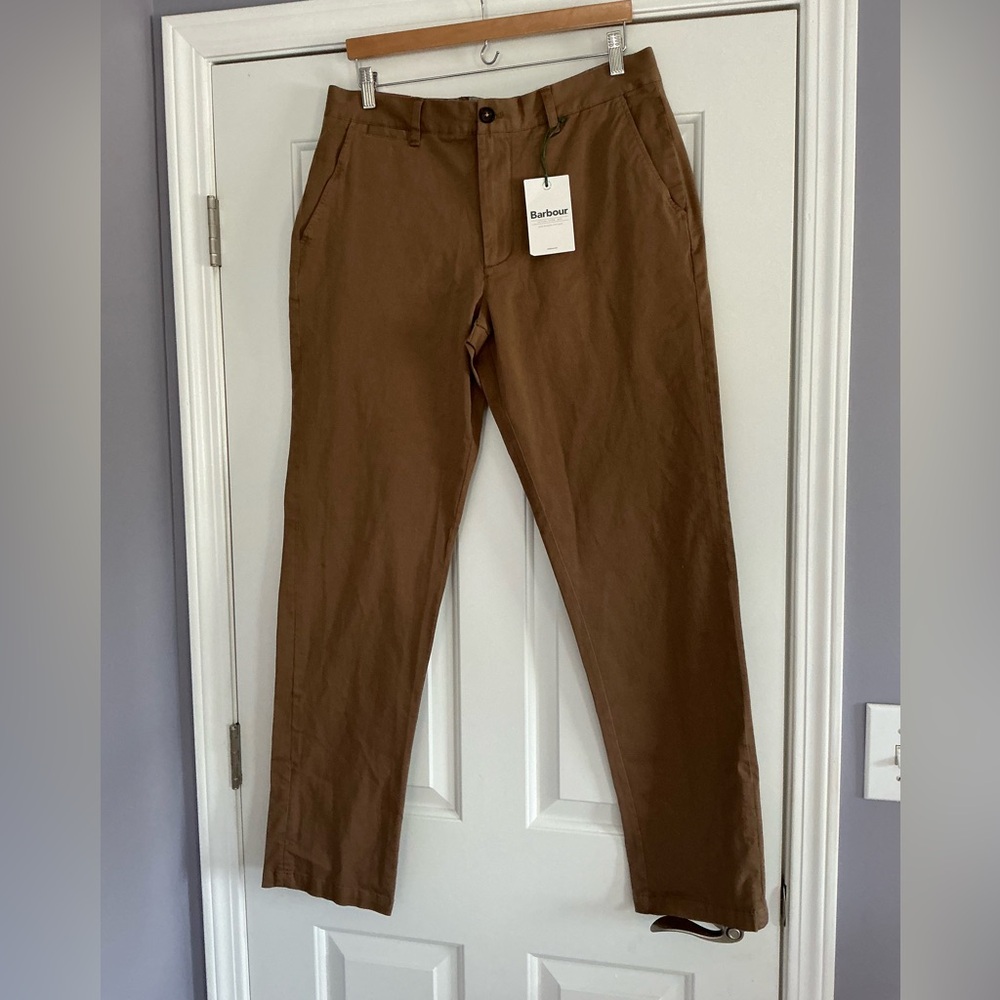 Barbour Comfort Stretch Tailored Fit Men's Trousers Size 34R